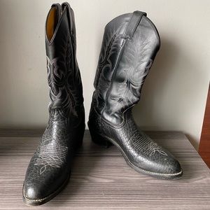 Tony lama black boots